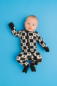 Electric Checkered Bamboo Sleeper