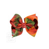 Fall Tie Dye Layered Bow on Alligator Clip