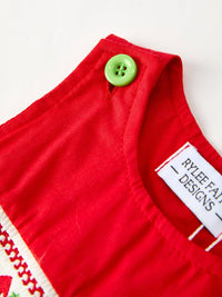 Christmas Cheer Green Character Jon Romper