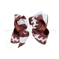 Football Bow w/Pantyhose Headband
