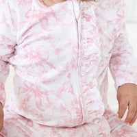 Fancy Frills Ruffle Zipper Footie