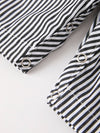Halloween Striped Ghost Romper