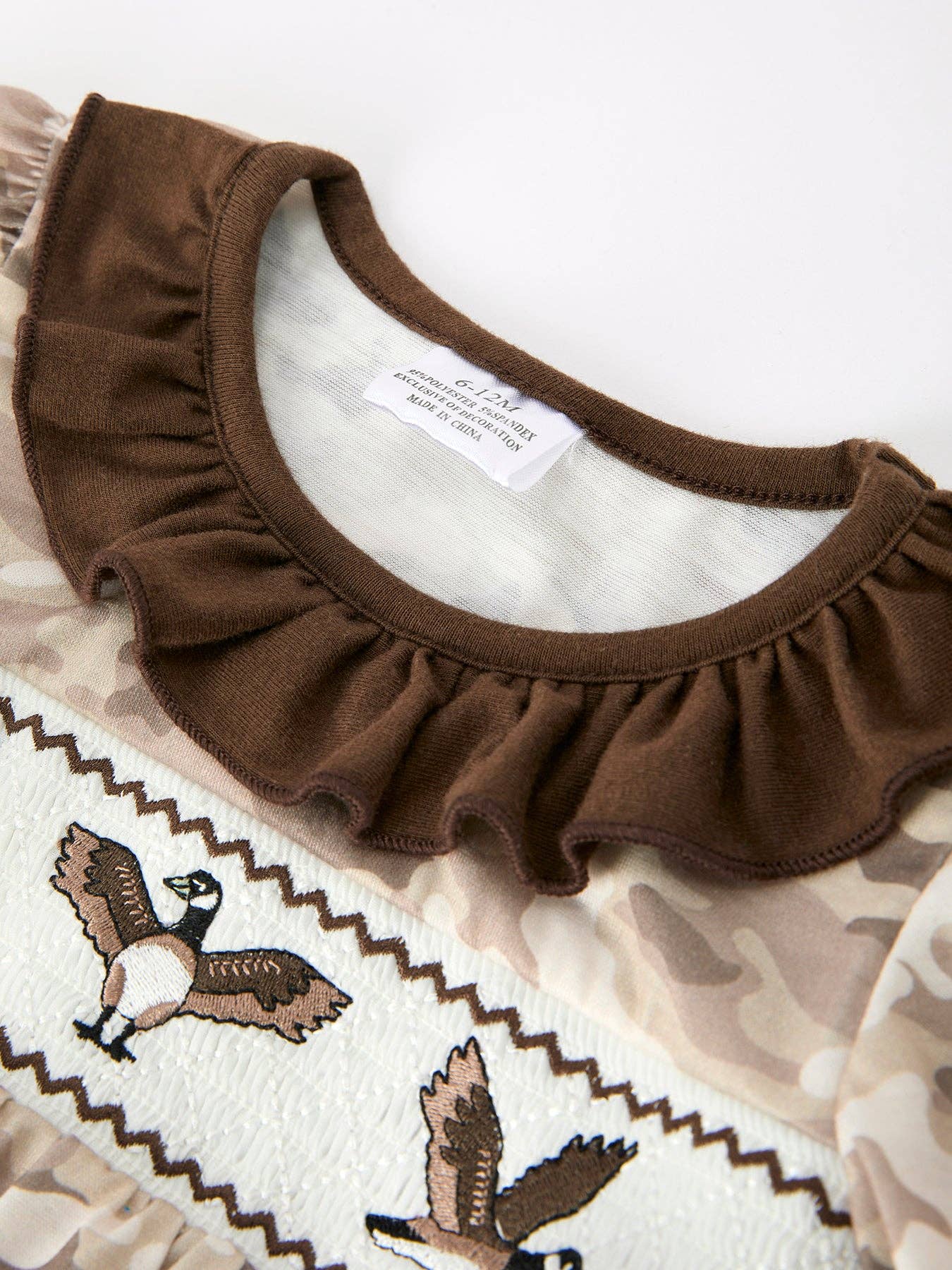 Duck Smocked Camo Bloomer Set
