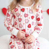 Sweet Like Candy Two Piece Pajama Set | Pink