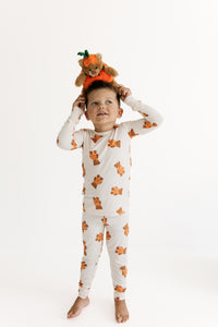 Gingham Little Boo Bear Two Piece Pajama Set