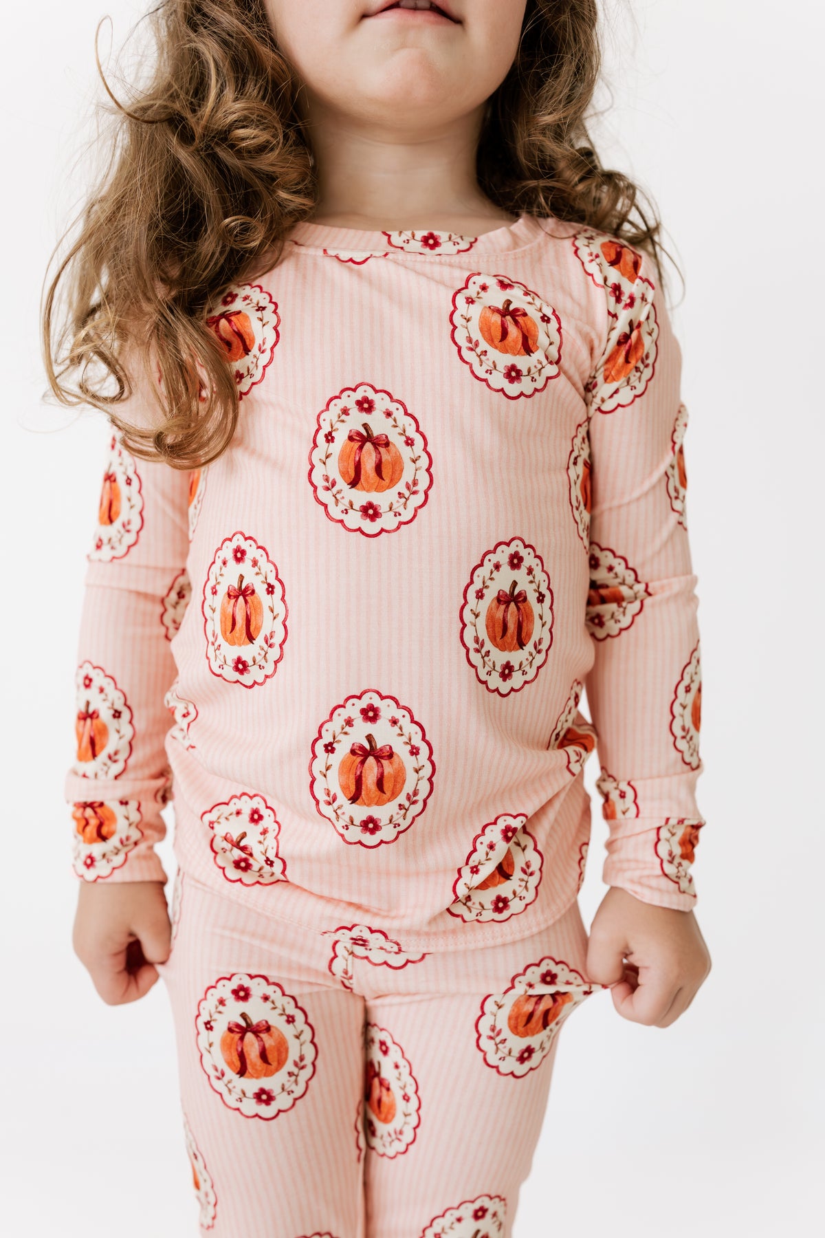 Pumpkin Blossom Two Piece Pajama Set