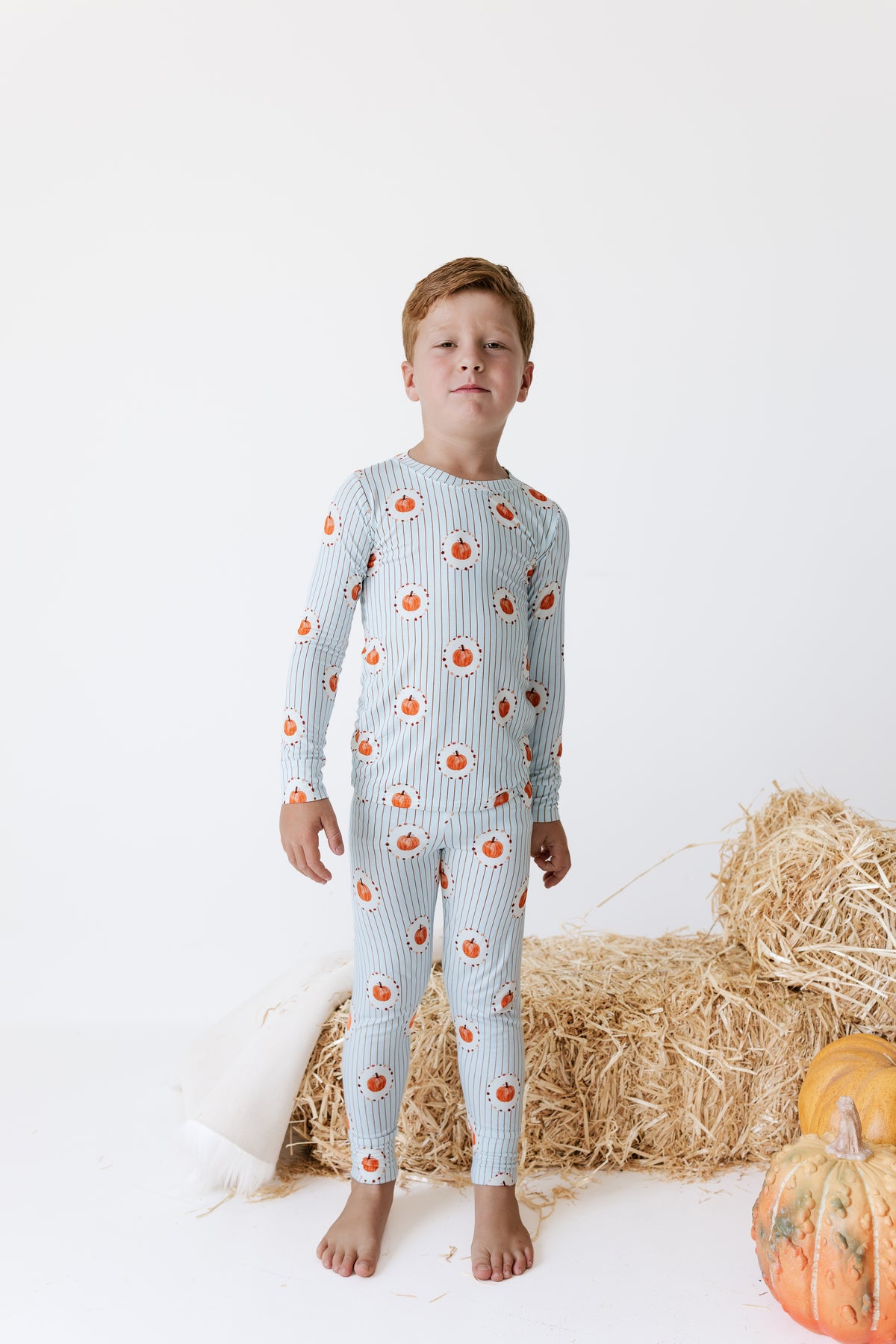 Pumpkin Explore Two Piece Pajama Set