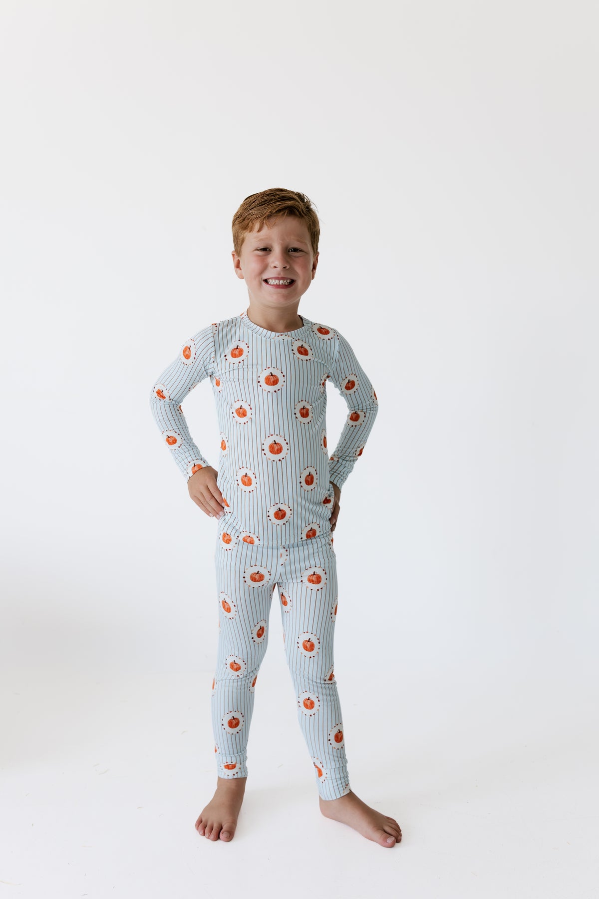 Pumpkin Explore Two Piece Pajama Set