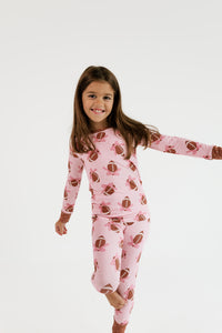 Game Day Bows Two Piece Pajama Set