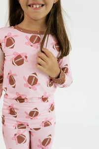 Game Day Bows Two Piece Pajama Set