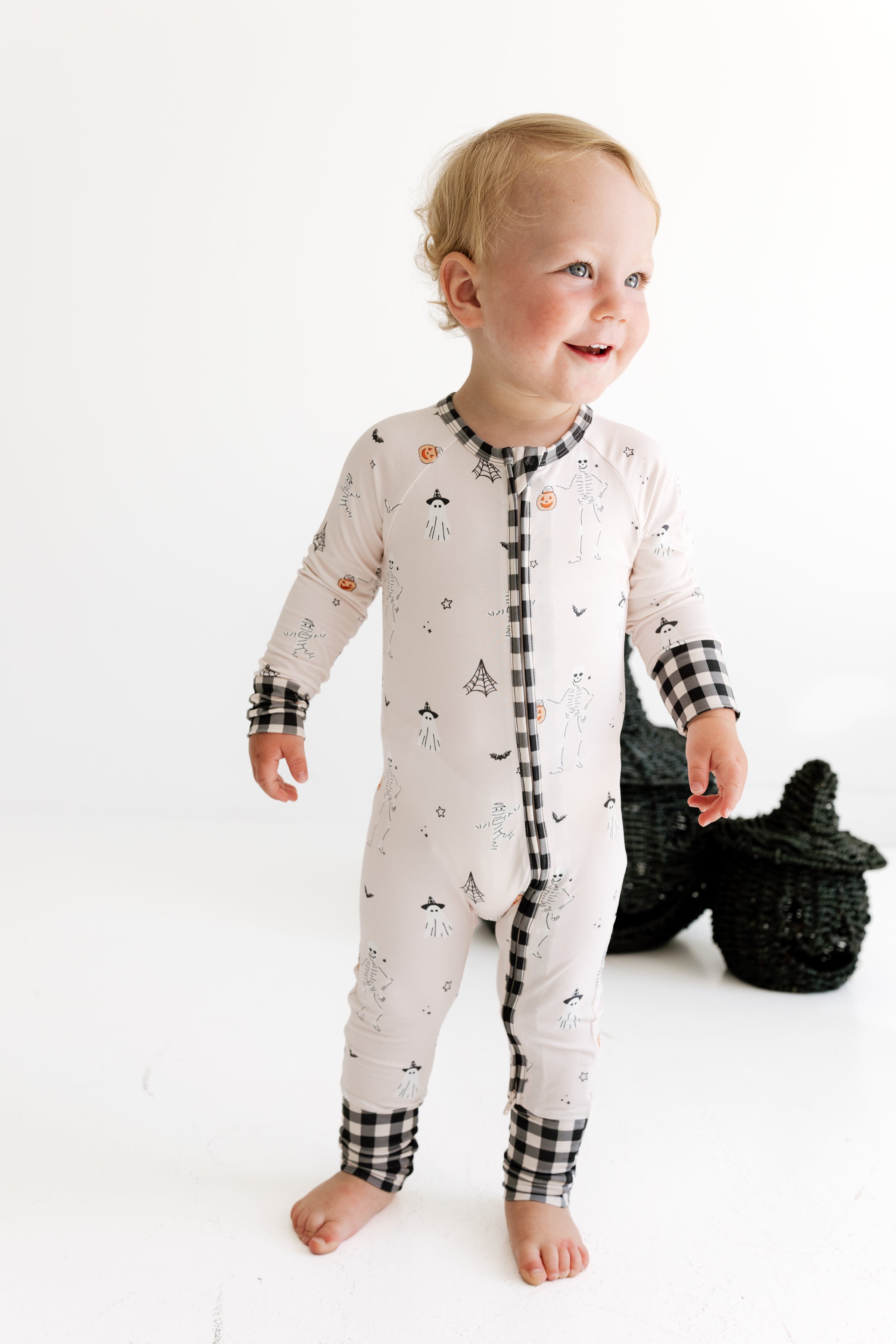 The Boo Crew Zipper Romper