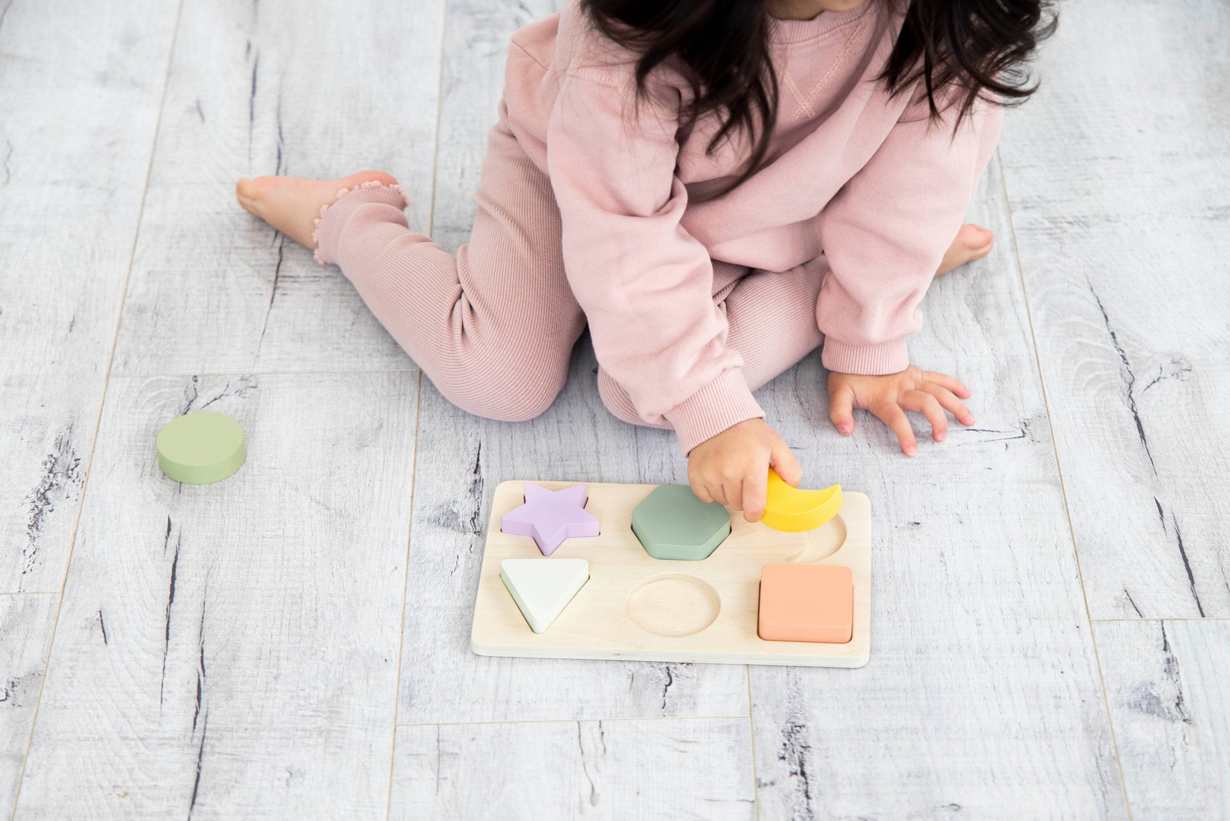 Wooden Shapes Puzzle (Developmental Learning Toy)