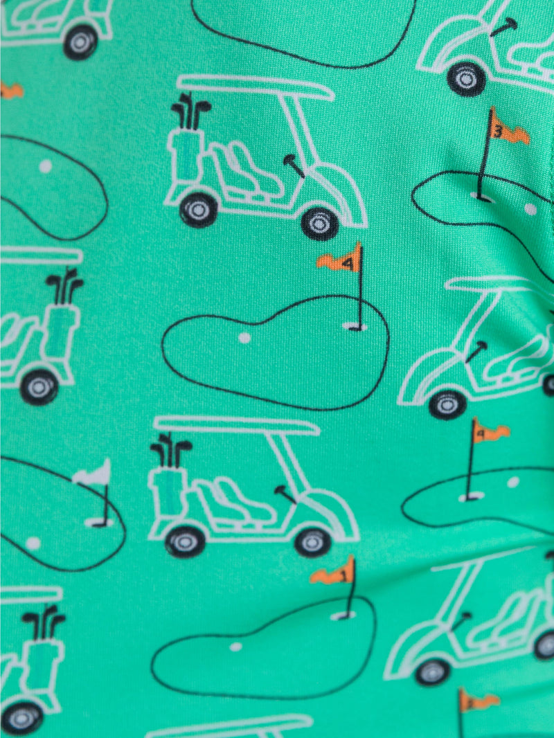 Golf Cart Cruisers Knit Short Sleeve Performance Polo