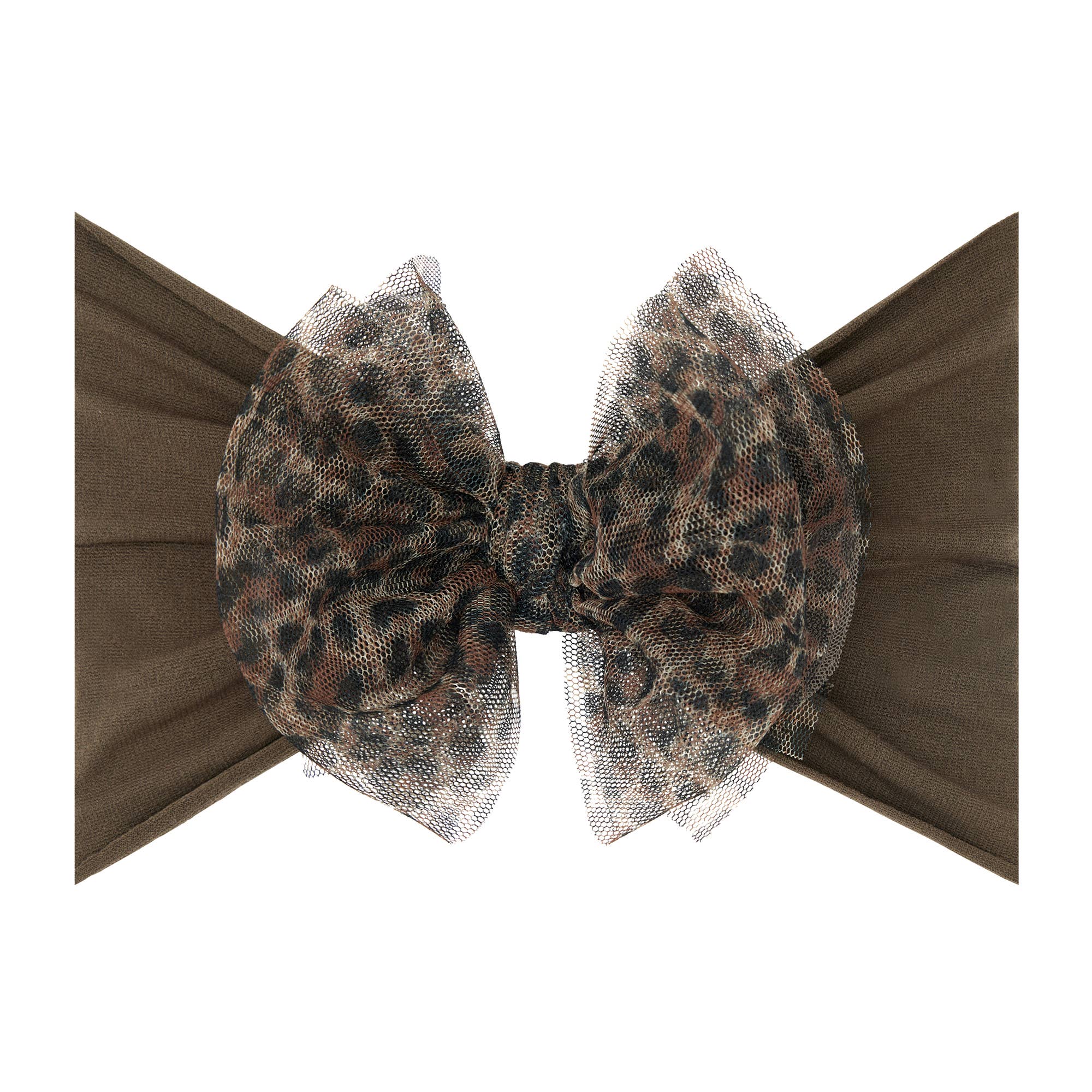 Baby Bling® Tulle FAB® soft nylon headband with tulle bow
