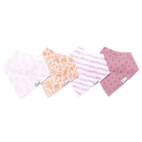 Lola - 4 Pack Baby Bandana Bibs