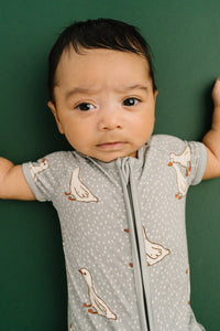 Classic Goose Bamboo Short Romper