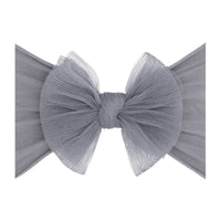 Baby Bling® Tulle FAB® soft nylon headband with tulle bow