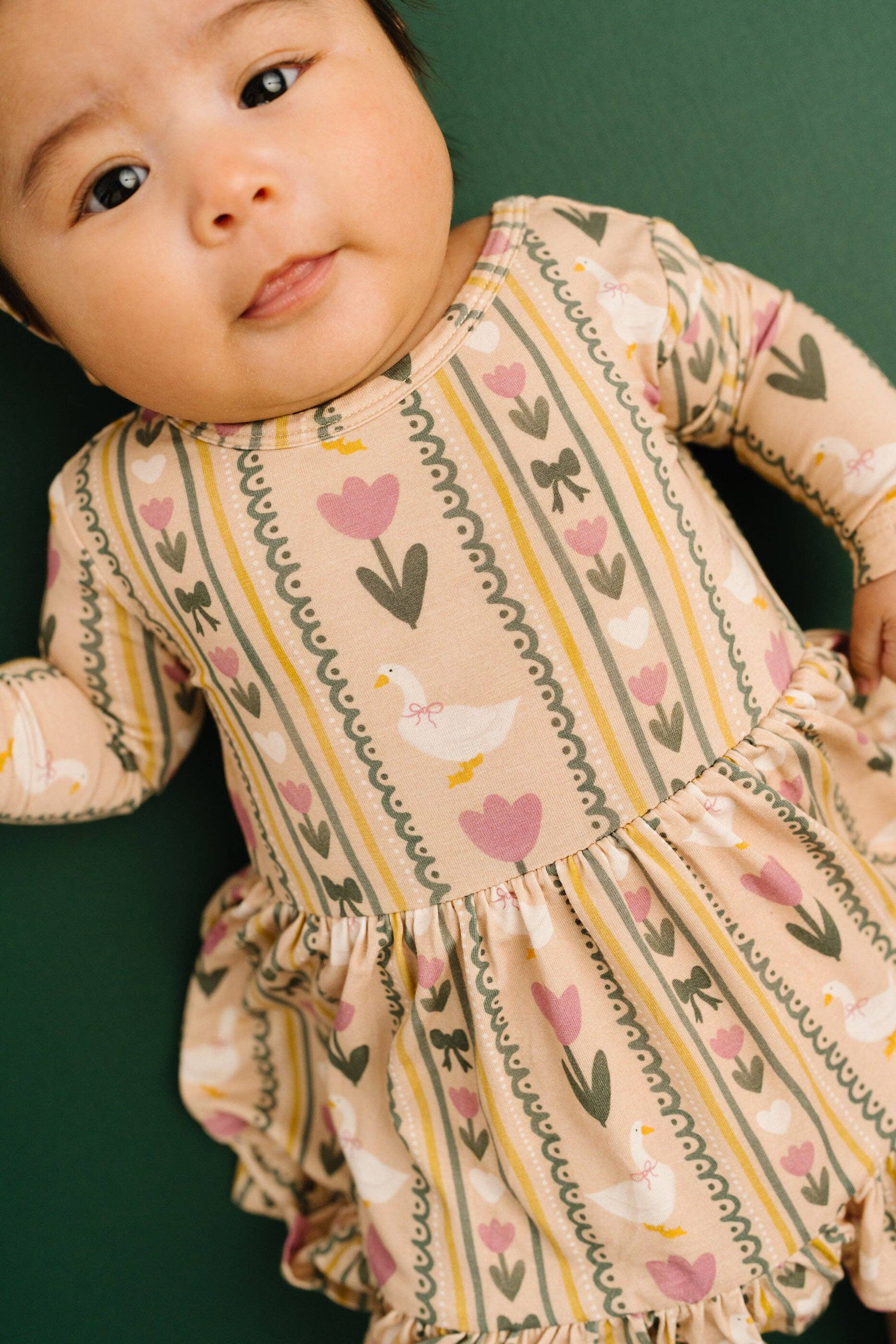 Spring Goose Bodysuit Bamboo Dress