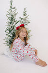 Retro Candy Cane Bamboo Two Piece Set