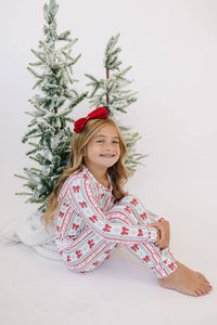 Retro Candy Cane Bamboo Two Piece Set