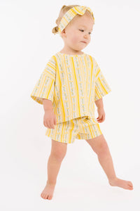 Sunny Meadow Stripe Slouchy Set