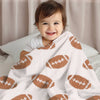 Football Patterned Blanket