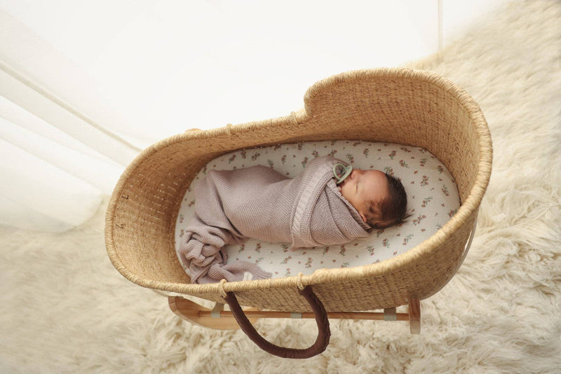 Cotton Swaddle Receiving Baby Blanket (Mult. Colors)
