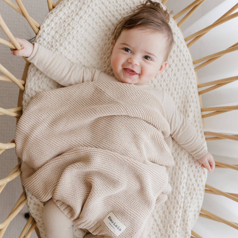 Cotton Swaddle Receiving Baby Blanket (Mult. Colors)