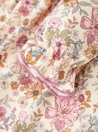 Fall Floral Peter Pan Collar Dress