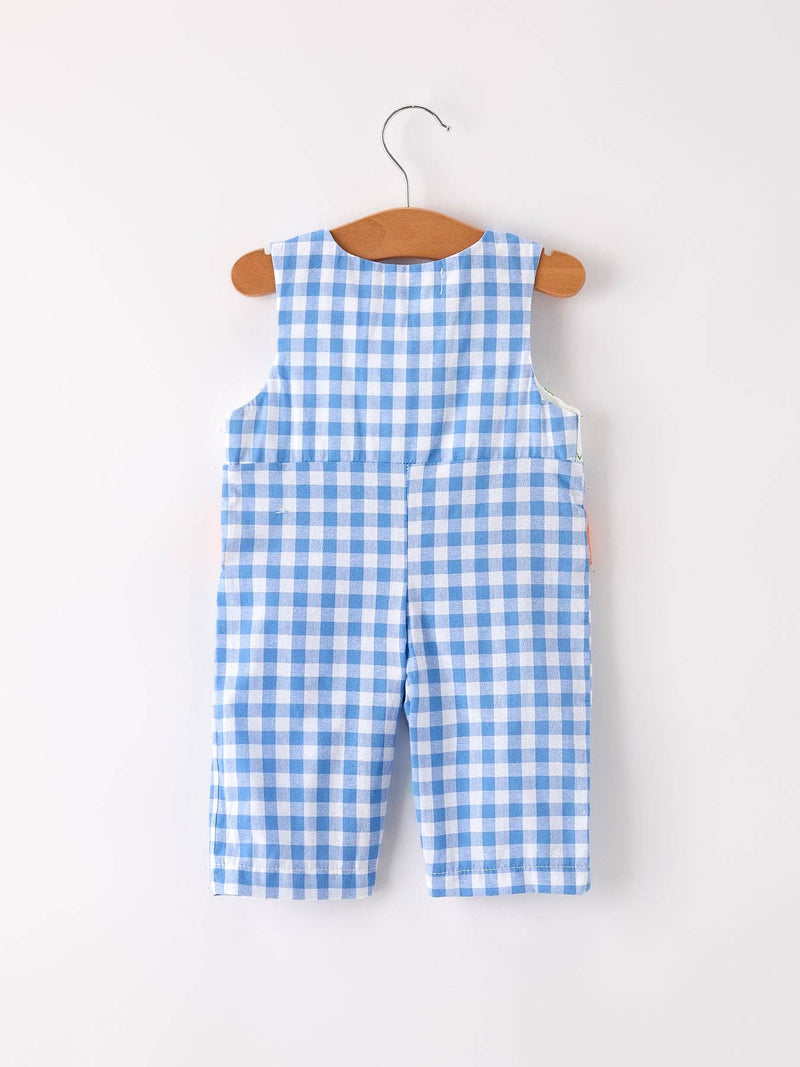 Blue Pumpkin Smock Embroidery Longall