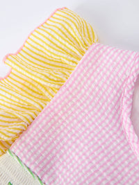 "Jesus Loves Me" Embroidered Dress