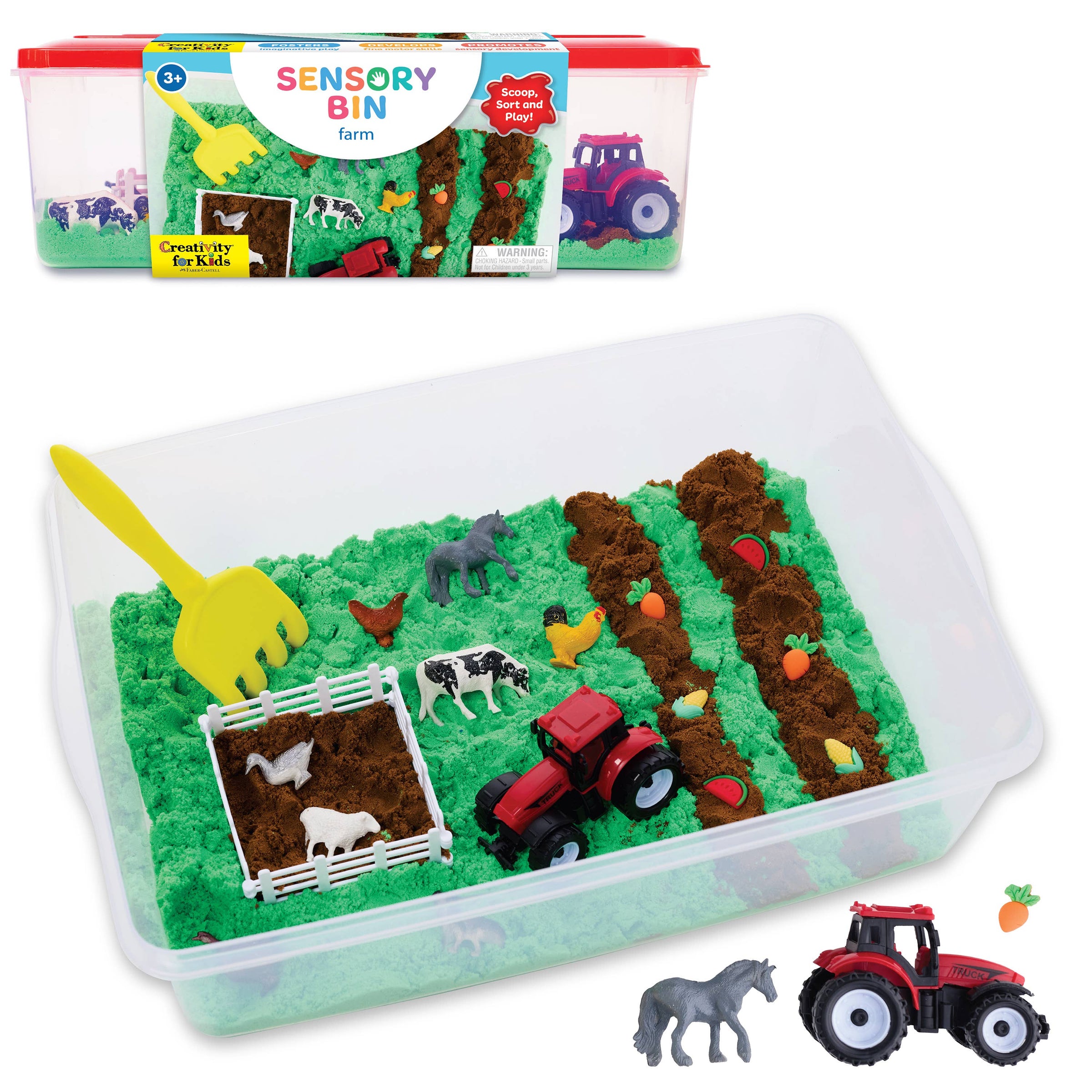 Sensory Bin Farm Activity Kit for Kids