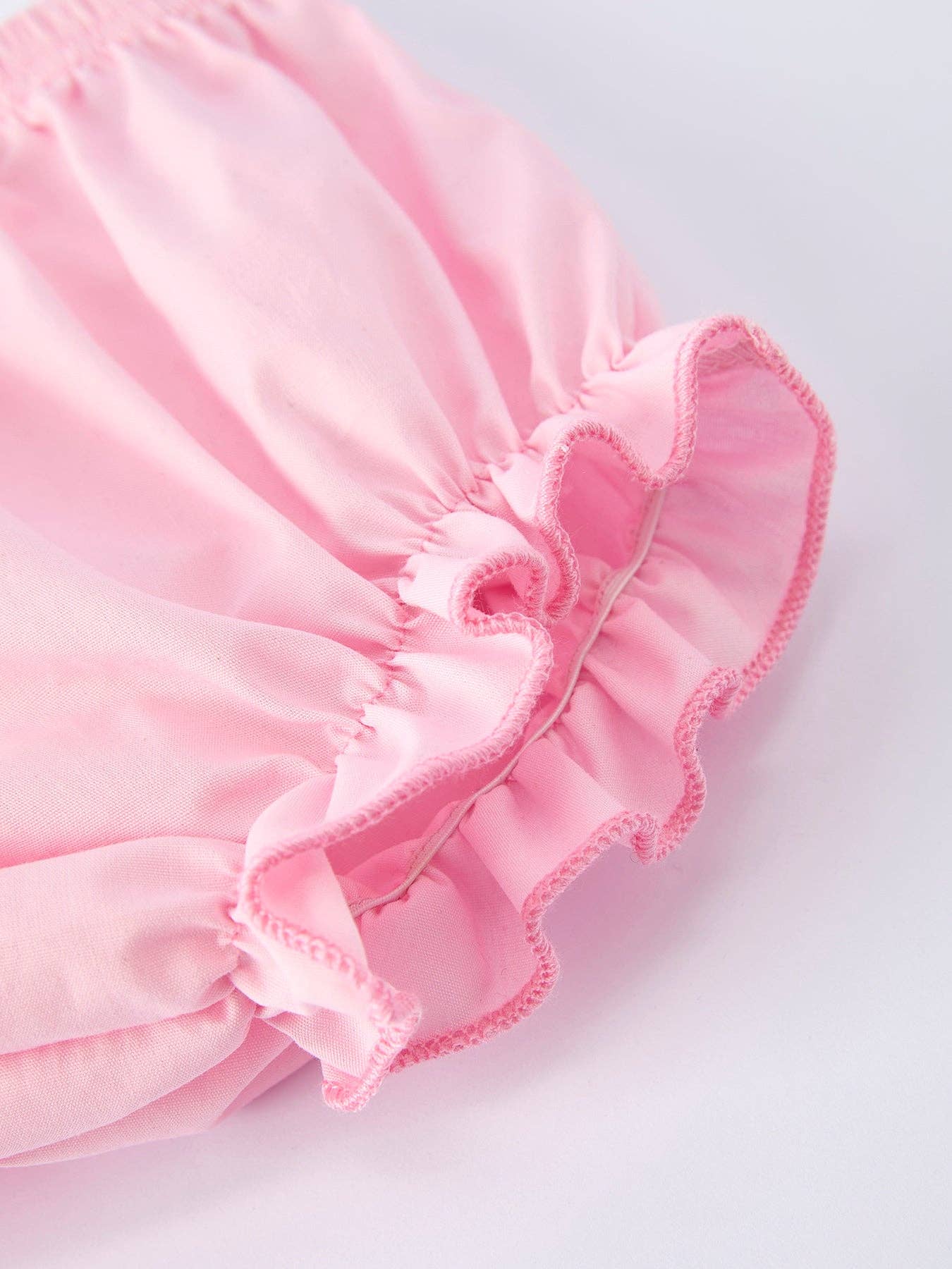 Floral Cross Bishop Christening Bloomer Set