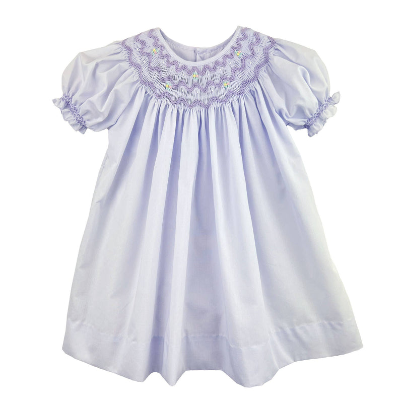 Daygown with Wave Smocking (Mult. Colors)