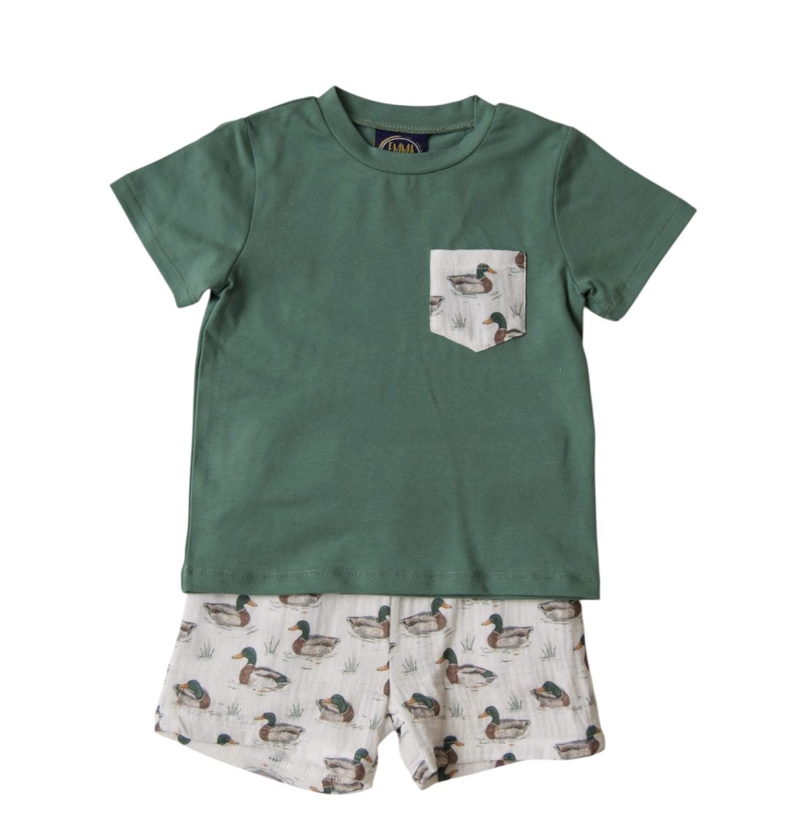Mallard Duck Boys Short Set