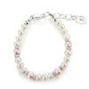 Sterling Silver & Pink Pearl Bracelet - Addie