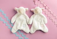 Pink Little Lamb Plush Woobie