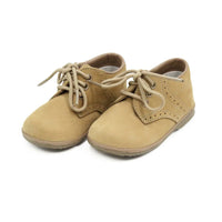 James Boy's Nubuck Khaki Leather Lace Up Shoe