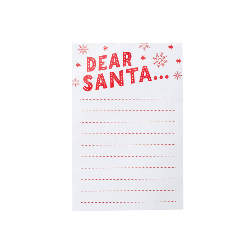 Christmas Santa's Milk Jug, Plate and Dear Santa Notepad Set