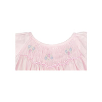 Bubble with Novelty Smocking - Pink