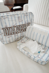 Diapers XL - Western Blues Clear Coat Bag