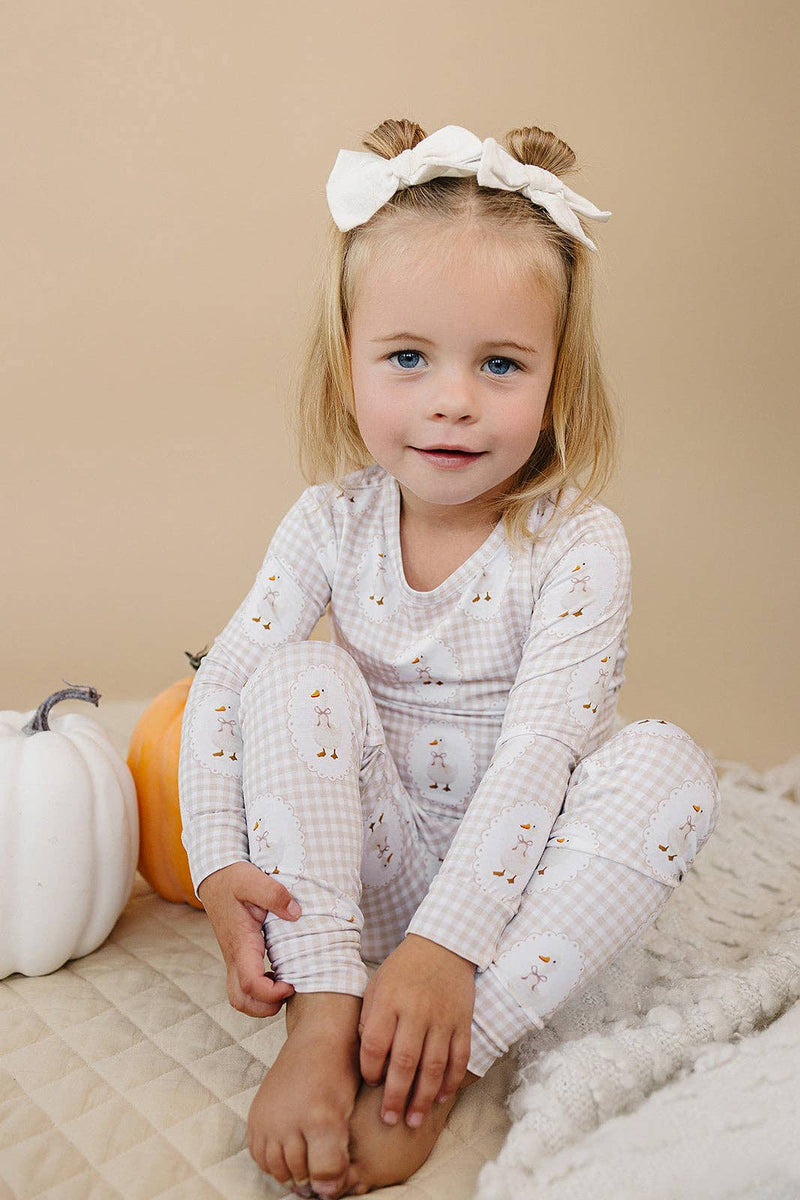 Gingham & Goose Bamboo 2 Piece Set