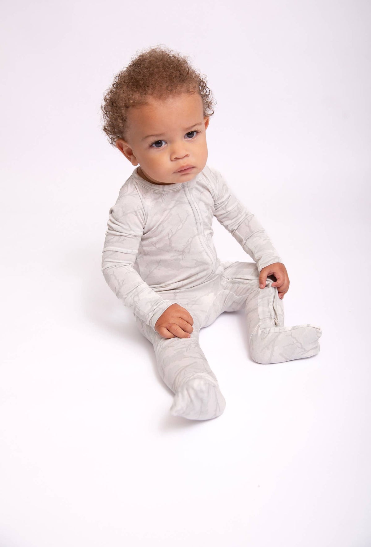 Driftwood Camo Convertible Zip PJs