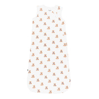 Teddy Bear Sleep Sack with Baby Blue and Brown