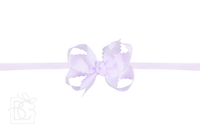 Nylon Headband w/ Scalloped Bow (Mult. Colors)