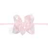 Satin Bow with Pantyhose Headband
