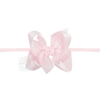 Satin Bow with Pantyhose Headband