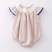 Mallard Smocked Baby Romper