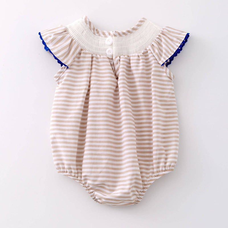 Mallard Smocked Baby Romper