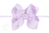Nylon Headband w/ Scalloped Bow (Mult. Colors)